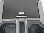 15-22 Ford Truck Center Console & Install Kit w/o Shifter - Black Vinyl XLT