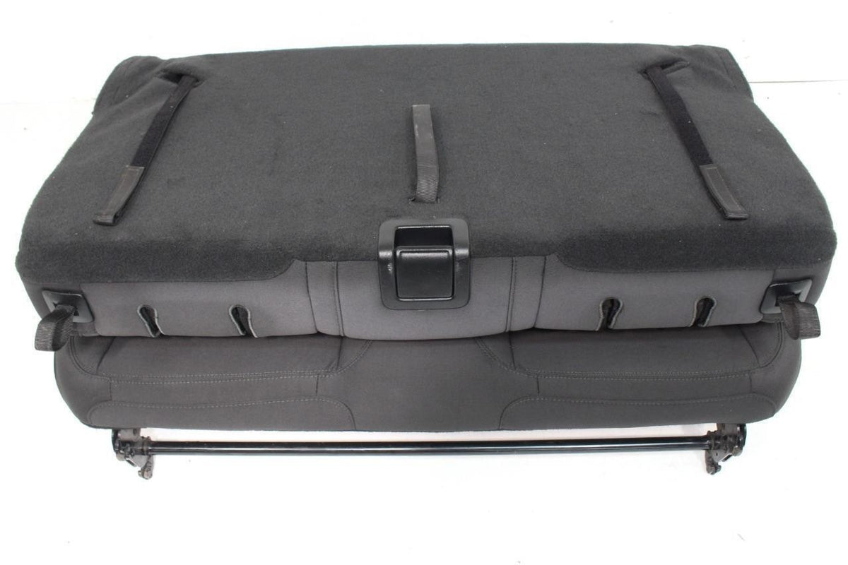 2019 - 2024 Jeep Wrangler JL 2-Door Rear Seat, Black Cloth Folding Bench OEM