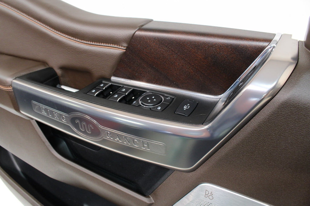 2023 - 2025 Ford Super Duty King Ranch Door Panels, Full Set, Brown Leather OEM