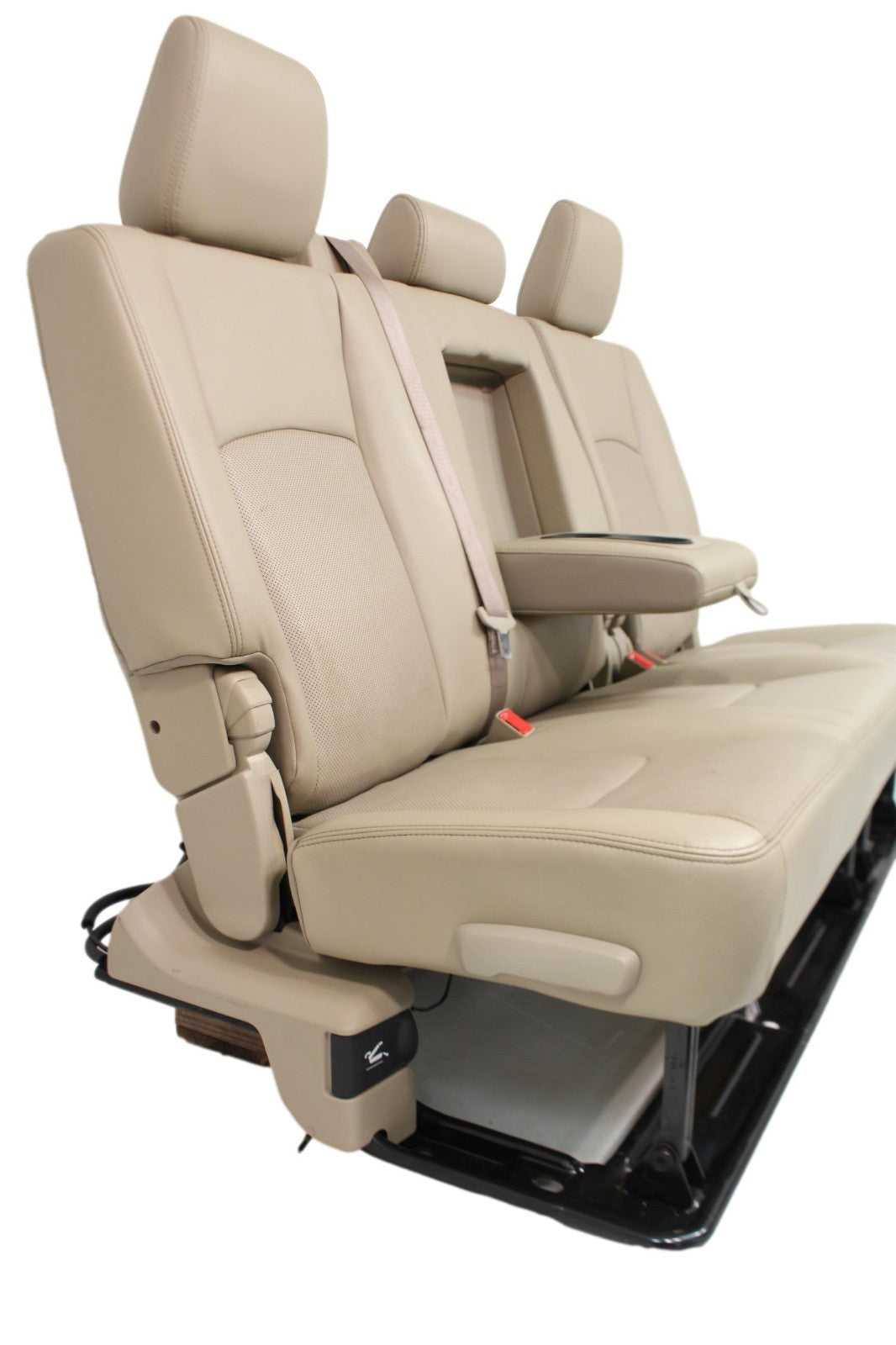 2010 - 2018 Ram Mega Cab Rear Seat, OEM Laramie Tan Frost Beige Leather