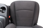 2009-2024 Dodge Ram Seats, Quad Cab Front & Rear, Manual Black Cloth w/ Jumpseat