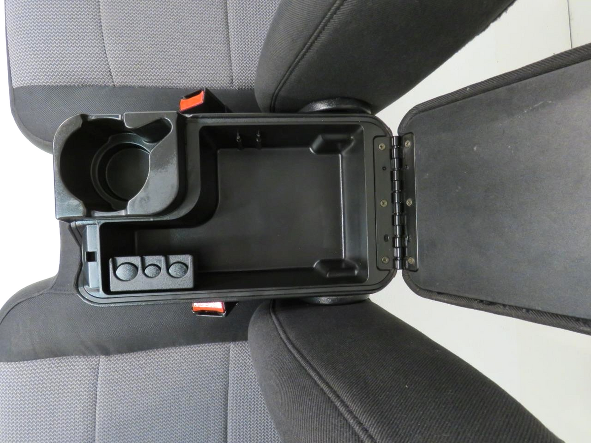 1998 - 2003 Ford Ranger Seats, Extended Cab 60-40 Split Bench, Black Gray Cloth