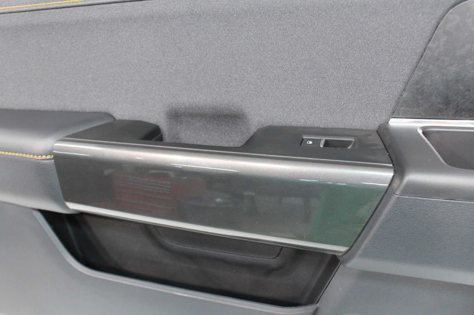 2021 - 2025 Ford F-150 Tremor Rear Driver Door Panel | Black & Active Orange