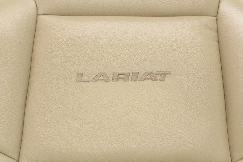 99-10 Ford F250 F350 Excursion Seats Tan Leather Power Front Bench Super Duty