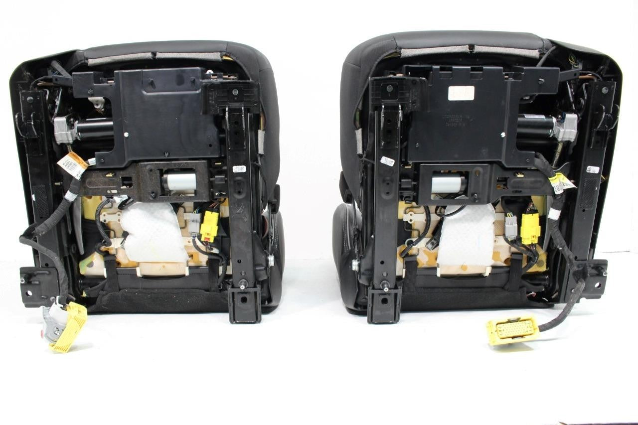 2014 - 2019 Sierra Chevy Silverado Front Seats, High Country Power Black Leather