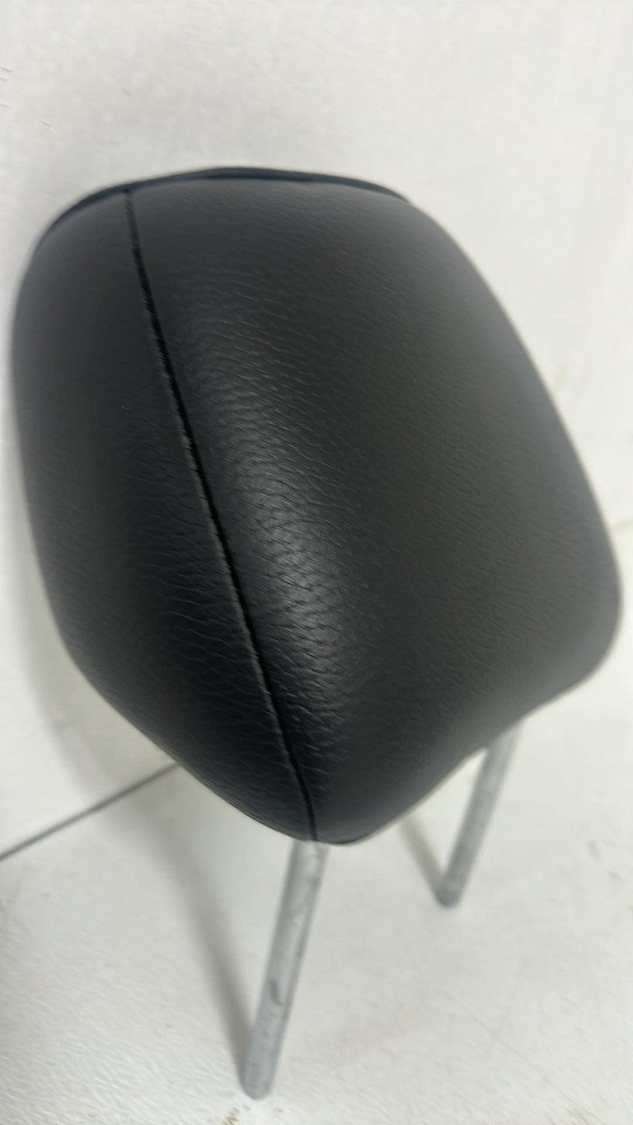 2010 - 2014 OEM Ford Mustang Headrest, Black Leather, White Stitching