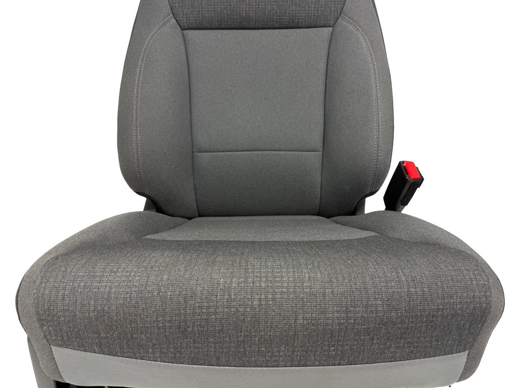 2021-2026 Ford F-150 Front Seats, XLT Mid 302A Gray Cloth OEM Dual Power Heated