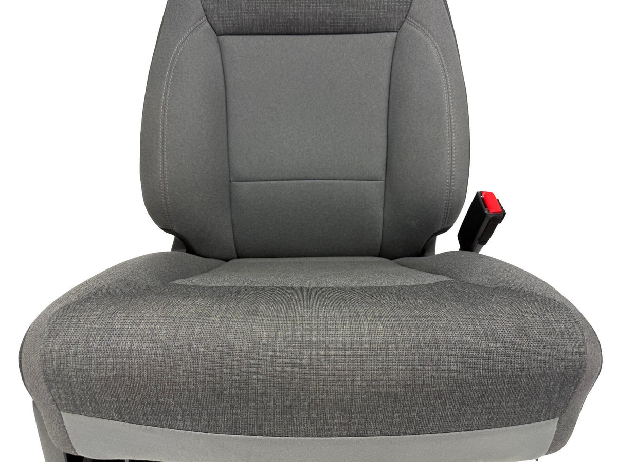 2021-2026 Ford F-150 Front Seats, XLT Mid 302A Gray Cloth OEM Dual Power Heated