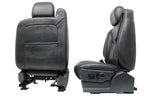 1999 - 2007 Chevy Silverado Seats, OEM Powered Heated Dark Pewter Leather