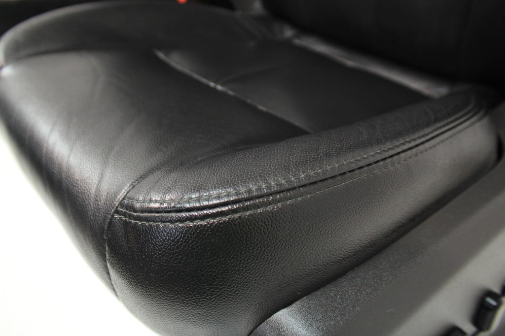 2015 - 2026 Ford Transit Front Seats, Black Leather w/ Heated Power Driver Seat