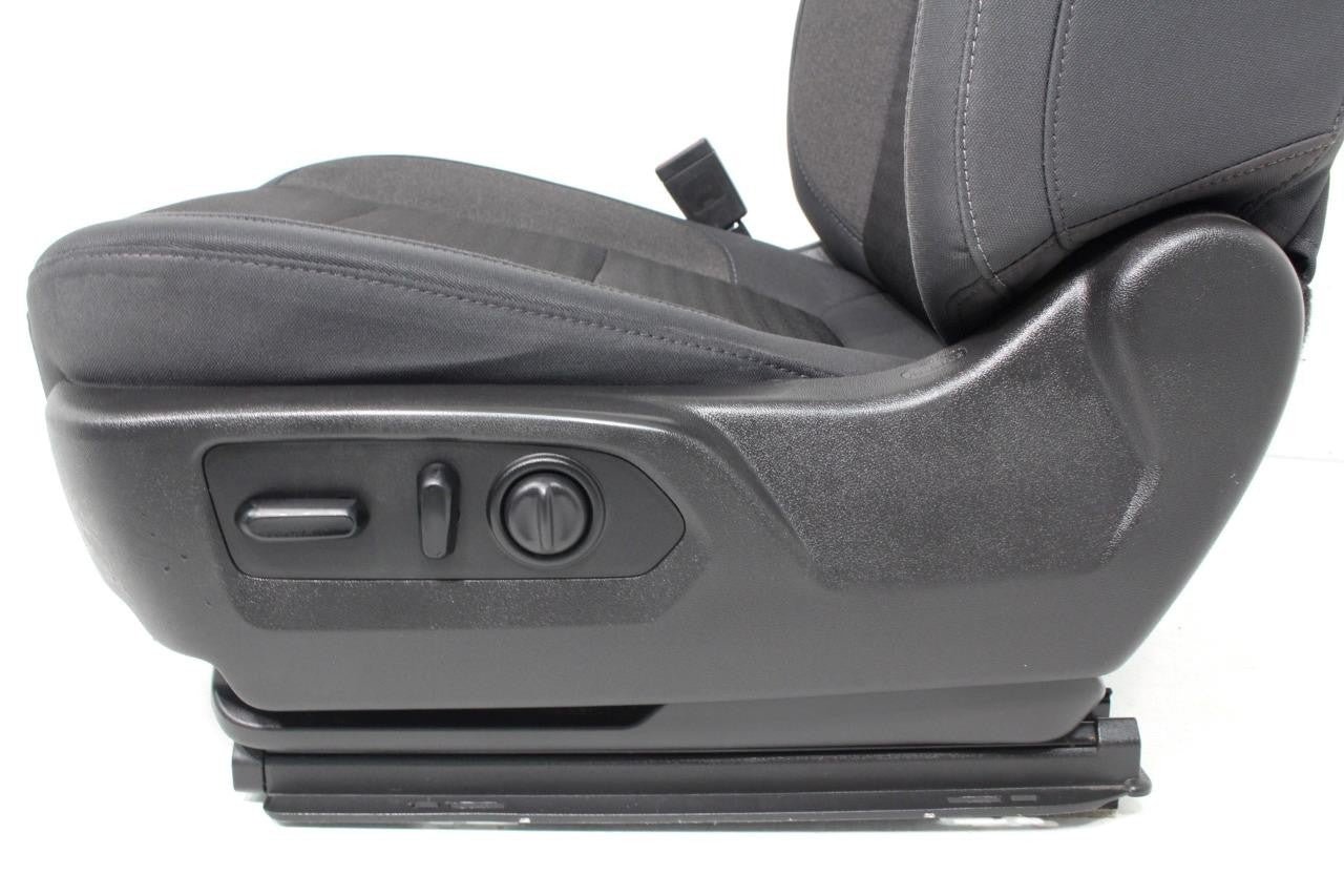 2019 - 2024 Chevy Silverado GMC Sierra Power Driver Seat Black Cloth Upgrade Kit