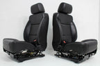 2014 - 2019 Sierra Chevy Silverado Front Seats, LTZ Power Black Leather, Heated