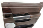 2023 - 2025 Ford Super Duty King Ranch Door Panels, Full Set, Brown Leather OEM