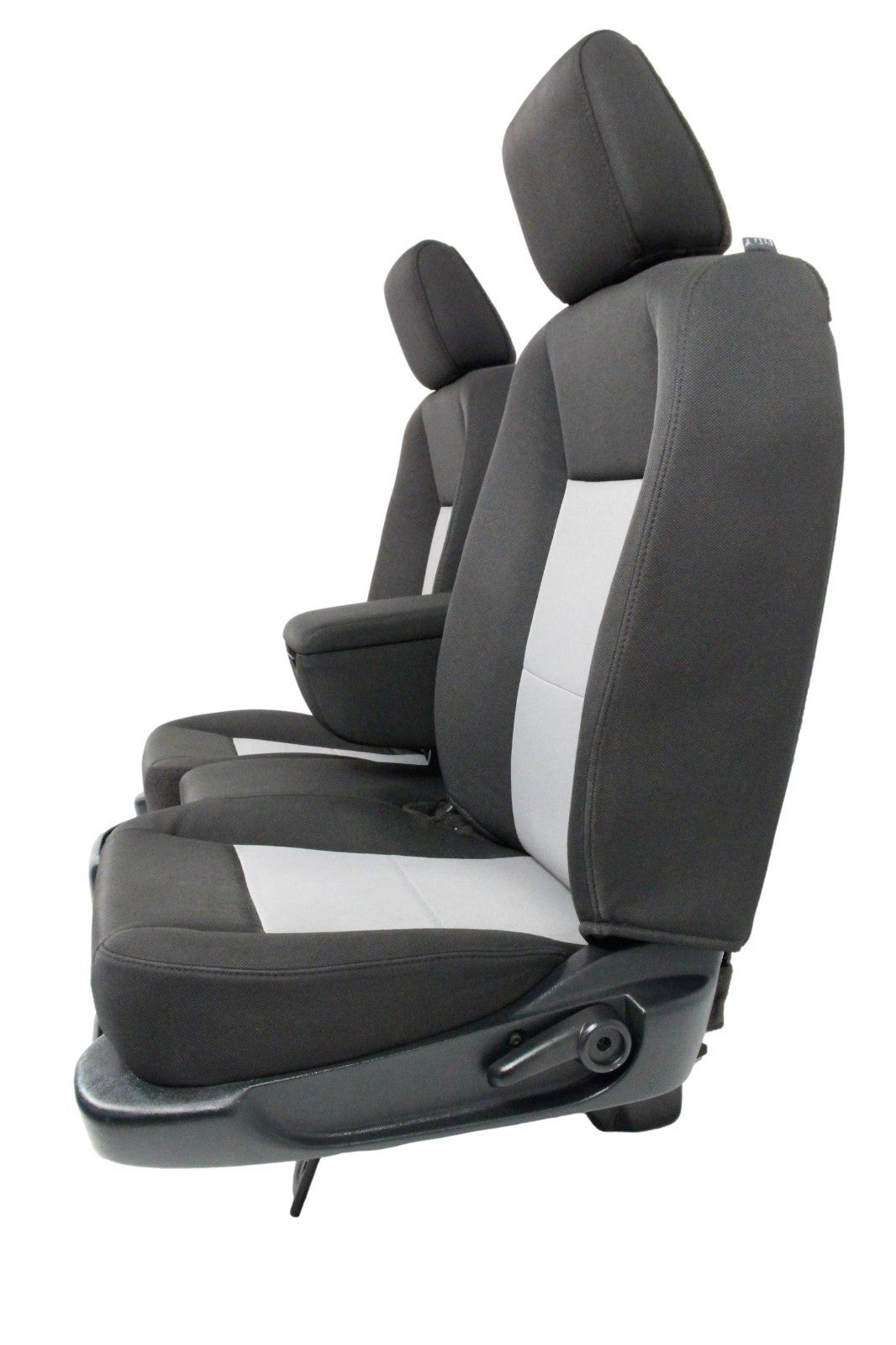 1998 - 2011 Ford Ranger Seats, 60-40 Split Bench, Black Gray Cloth, Extended Cab