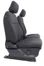 2015 - 2026 Ford F150 & Super Duty Seats, STX Black Cloth Manual w/ Lumbar