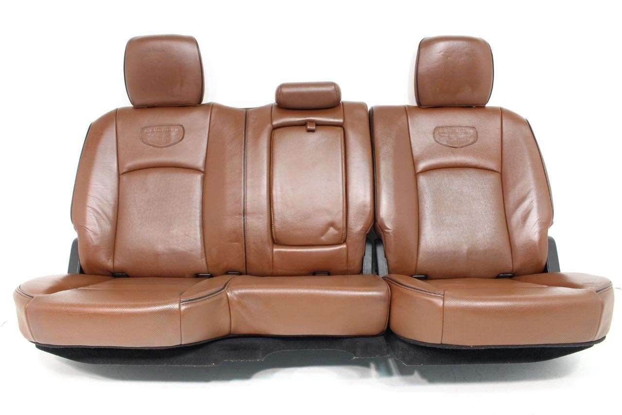 2002 - 2018 Ram Longhorn Seats Set, Crew Cab Cattle Brown Leather Heat & Cool