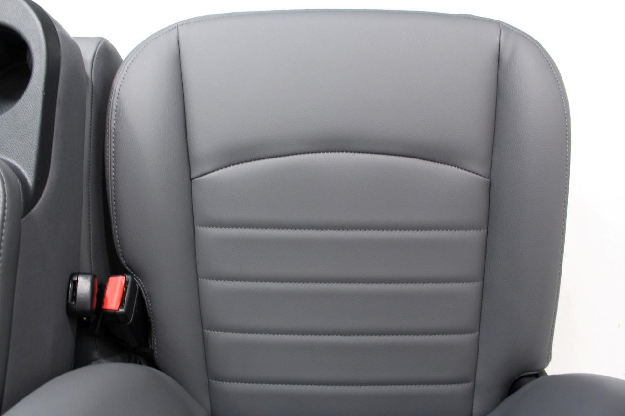 2009 - 2018 Dodge Ram Front Seats, Gray Vinyl Manual Bench w/ Center Fits 2002+