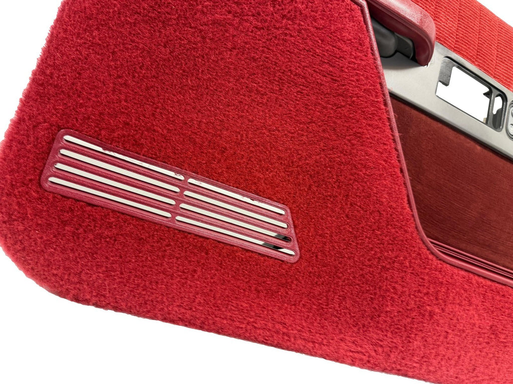 88-94 Chevy GMC Silverado Suburban C/K OBS Front Door Panels, Garnet Red MINT