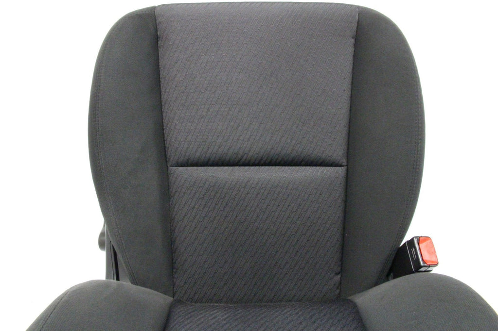2007 - 2014 GM Silverado Tahoe Suburban Front Seats, LT Powered Black Cloth OEM