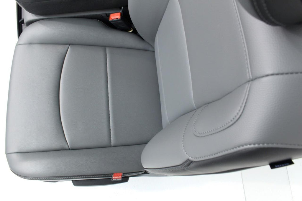 2019 - 2024 Ram HD Front Bench Seat, Diesel Gray Vinyl Manual w Center Jump Seat
