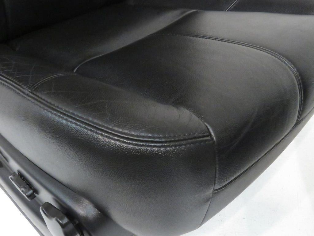 2007 - 2014 GM Silverado Tahoe Front Seats, LT Black Leather Lumbar Power Heated