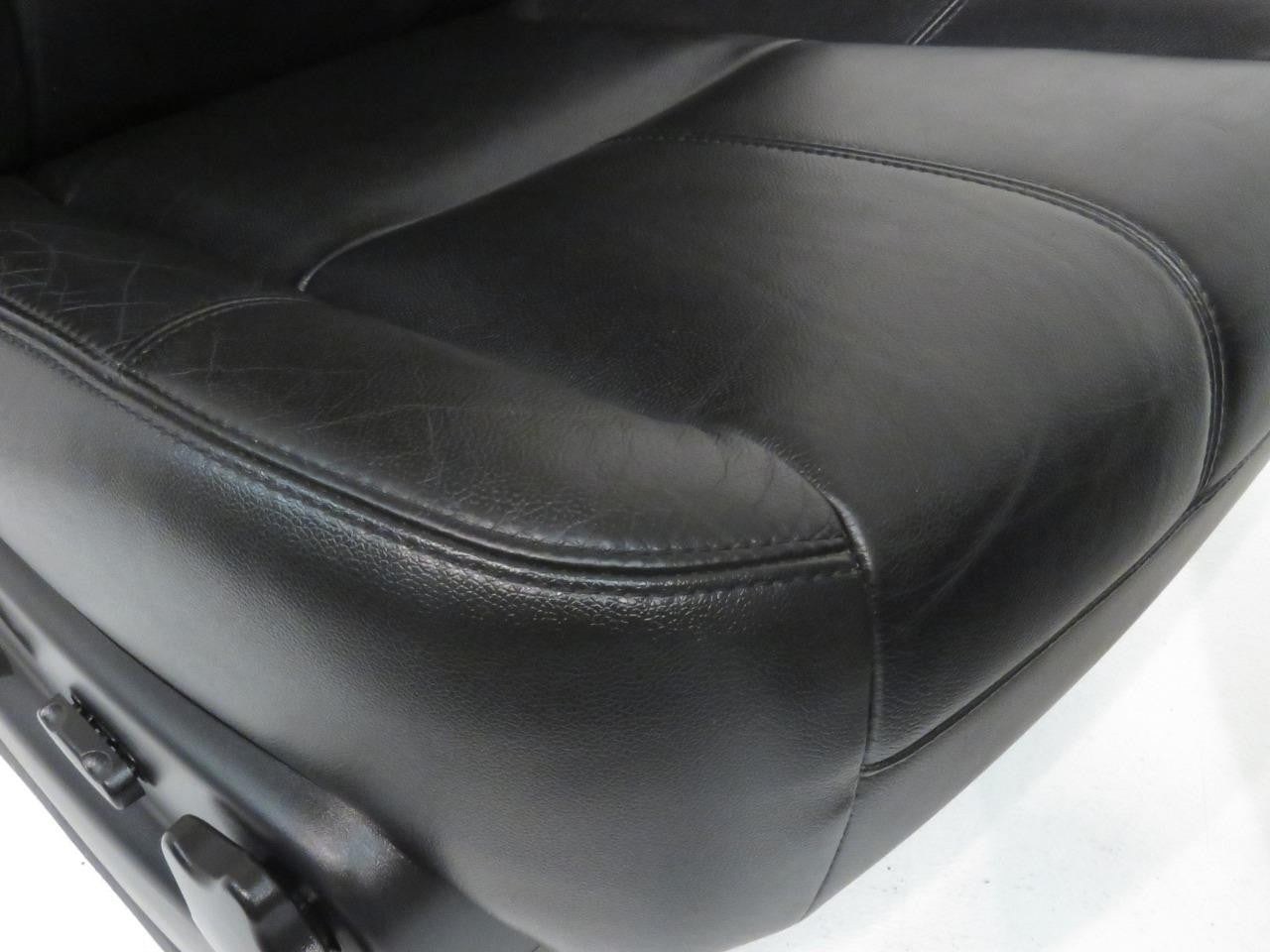 2007 - 2014 GM Silverado Tahoe Front Seats, LT Black Leather Lumbar Power Heated