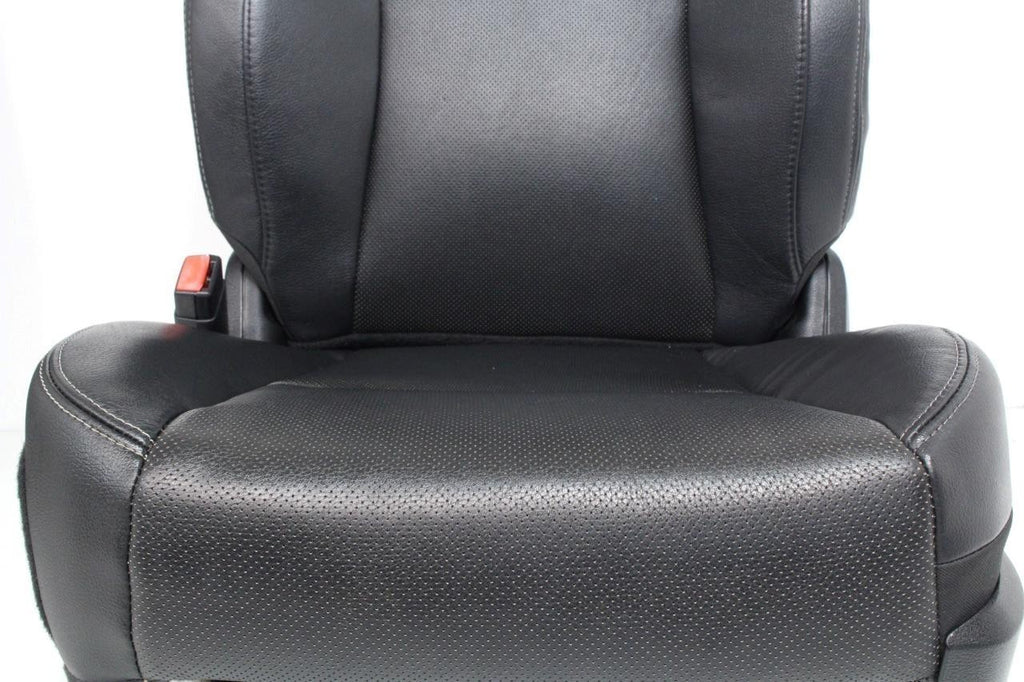2002 - 2018 Ram Seats Set, Quad Cab Laramie Black Leather Heated Cooled Memory