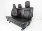 1999-2016 Ford Super Duty Rear Seats , Crew Cab Lariat Black Leather 60/40 Bench