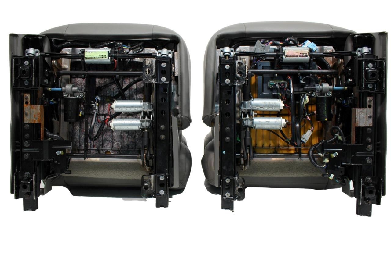 99-06 Chevy Silverado Sierra Tahoe Yukon Seats, Pewter Gray Leather Power Heated