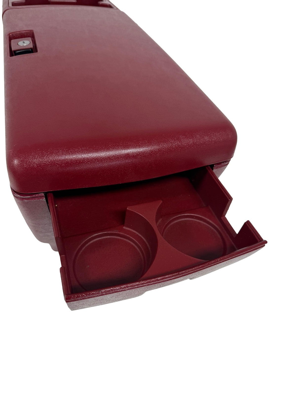 1988-1994 Chevy GMC Silverado Suburban C/K OBS Center Console, Garnet Red MINT
