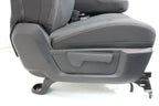 2002 - 2025 Dodge Ram Black & Gray Cloth Front Seats with Jump Seat Console