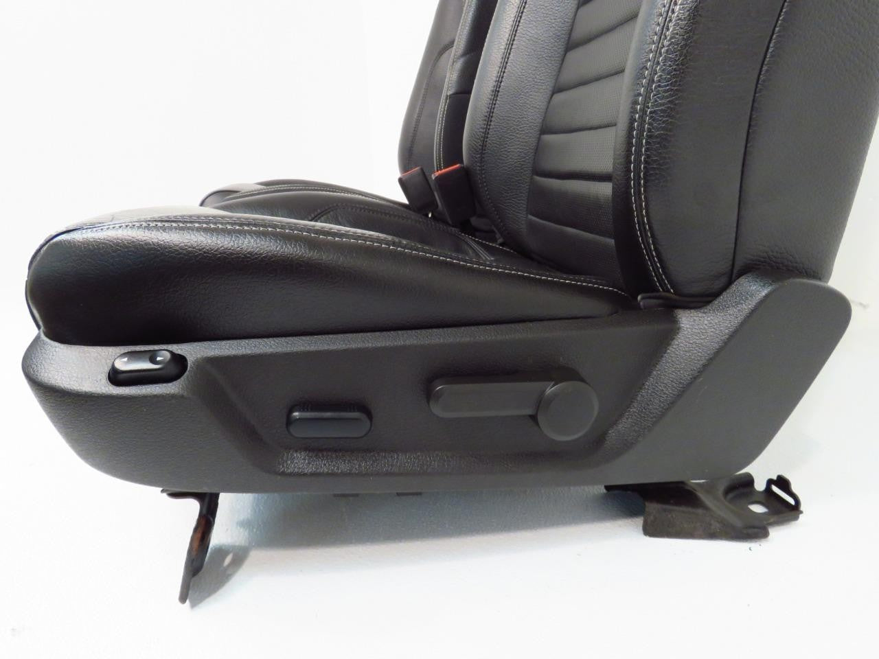 2005 - 2014 Ford Mustang Front Seats, GT Black Leather w/ Power Driver OEM