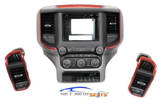 2019-2022 Dodge Ram Rebel 1500-3500 Radio Bezel & Climate Control WITH Vents