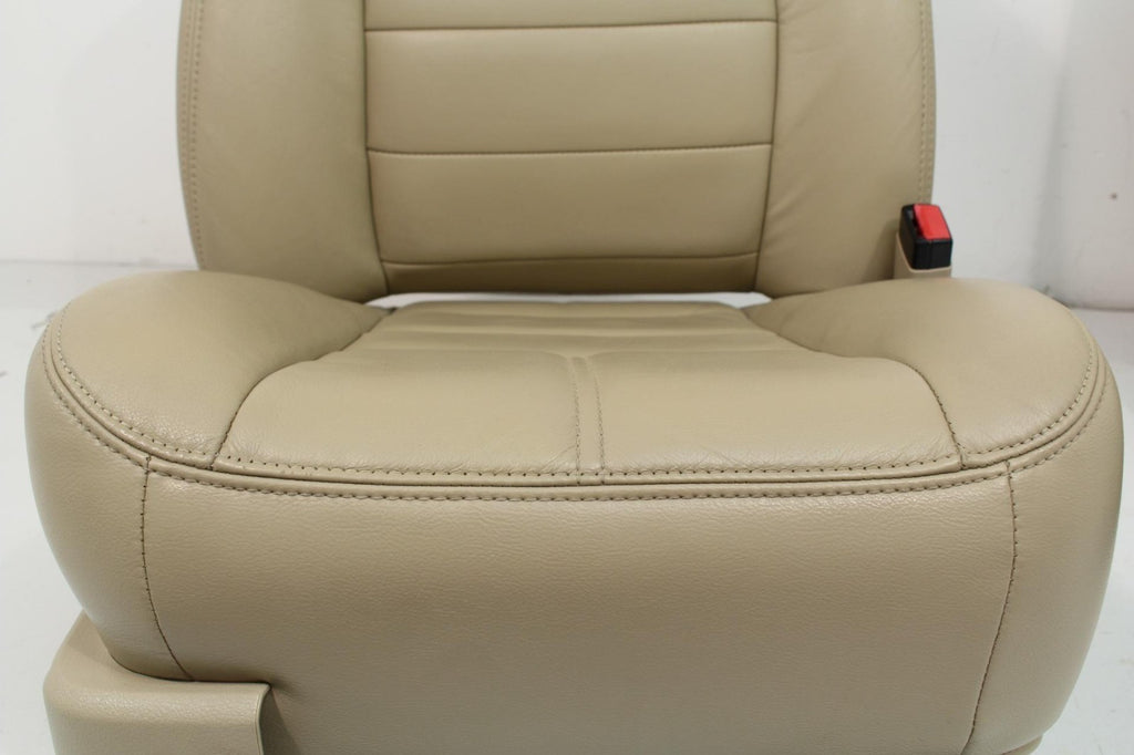 2008 - 2010 Ford Super Duty Front Seats, Lariat Tan Leather Heated Powered OEM