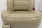 2008 - 2010 Ford Super Duty Front Seats, Lariat Tan Leather Heated Powered OEM