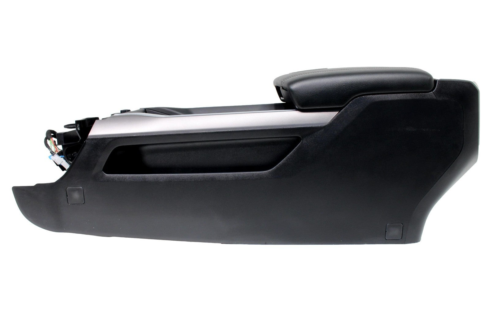 2019 - 2026 DT Ram 1500 Center Console, Black Leather w/ Logo, Wireless Charging