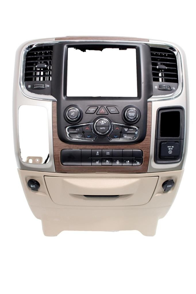 2013 - 2018 Ram Center Jump Seat, Tan Leather Laramie, w/ Install Kit & Trim OEM