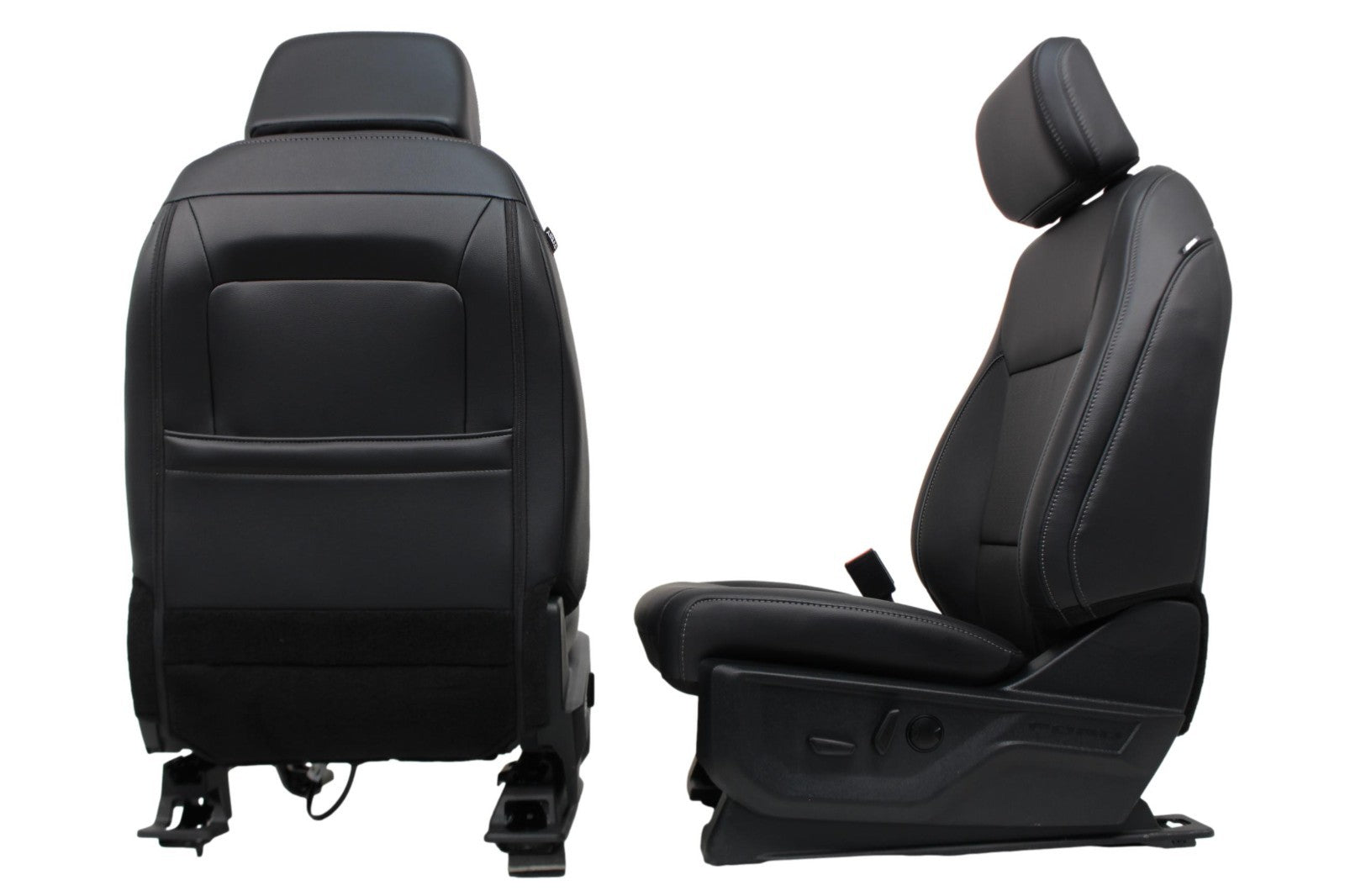 2021 - 2026 Ford F150 Super Duty Front Seats, Lariat Black Leather Heated Cool