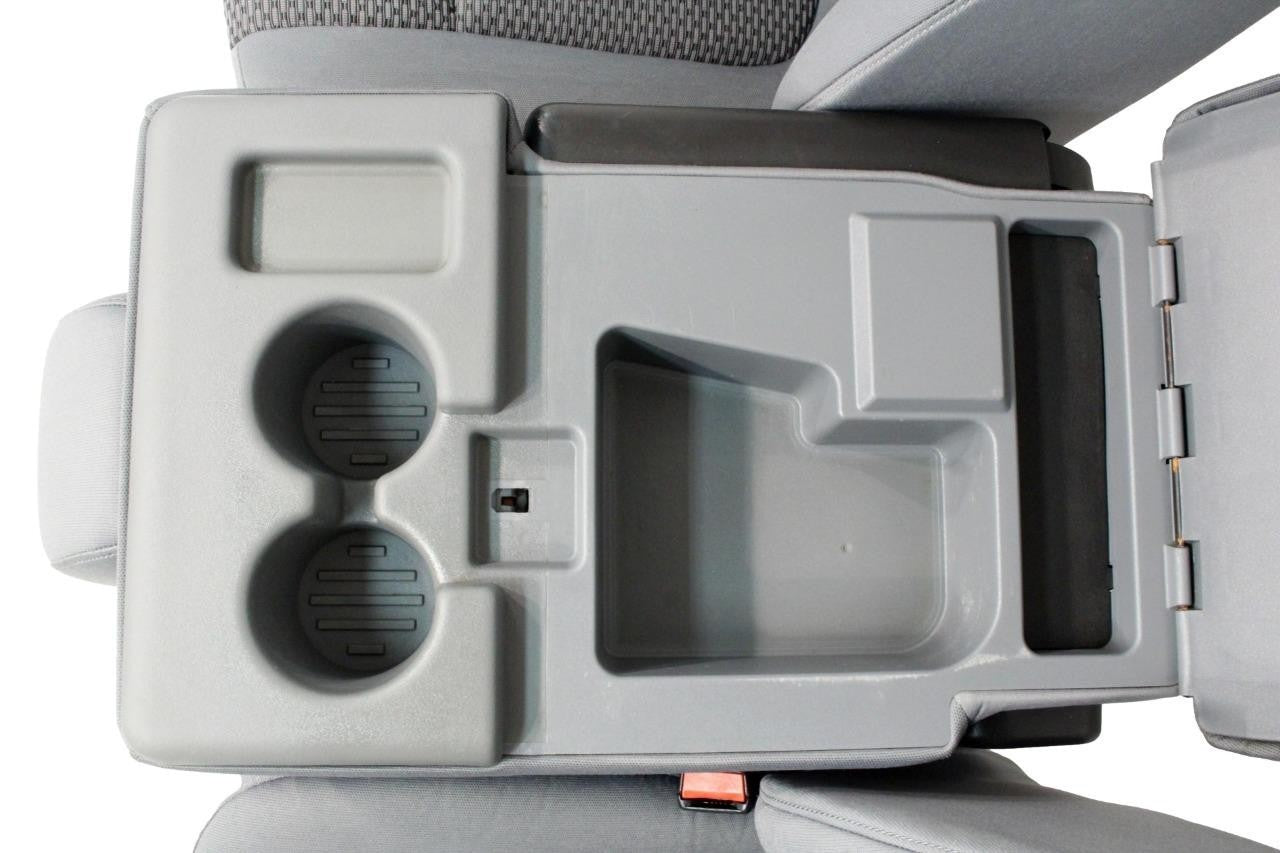 1999 - 2016 Ford Super Duty Front Seats, XL Steel Gray Cloth Manual w/ Jumpseat