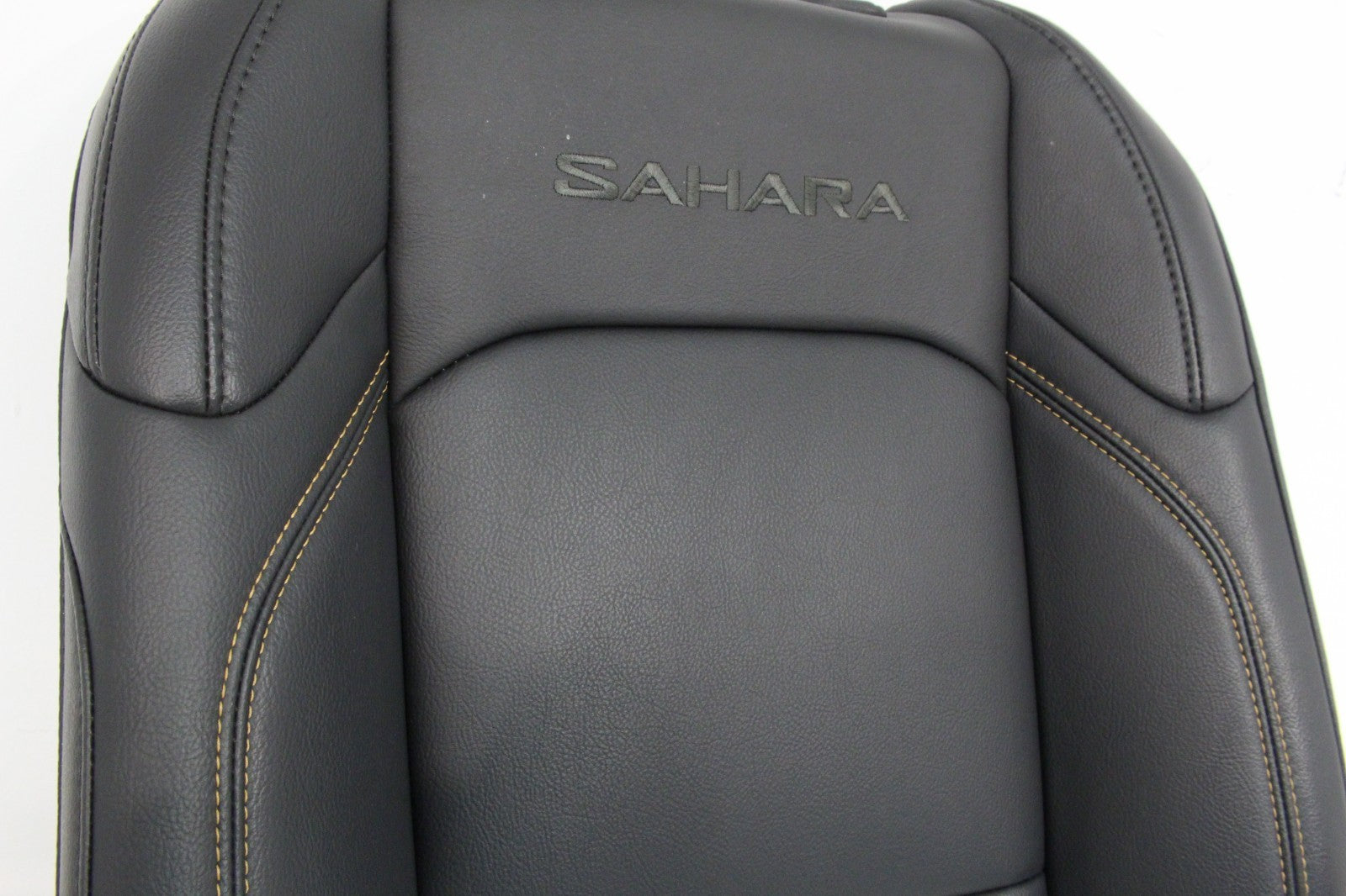 2024+ Jeep JL JT Seat Lean Back, Sahara Black Leather w/Copper, Front Driver