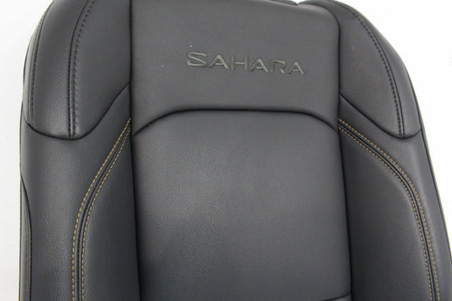 2024+ Jeep JL JT Seat Lean Back, Sahara Black Leather w/Copper, Front Driver