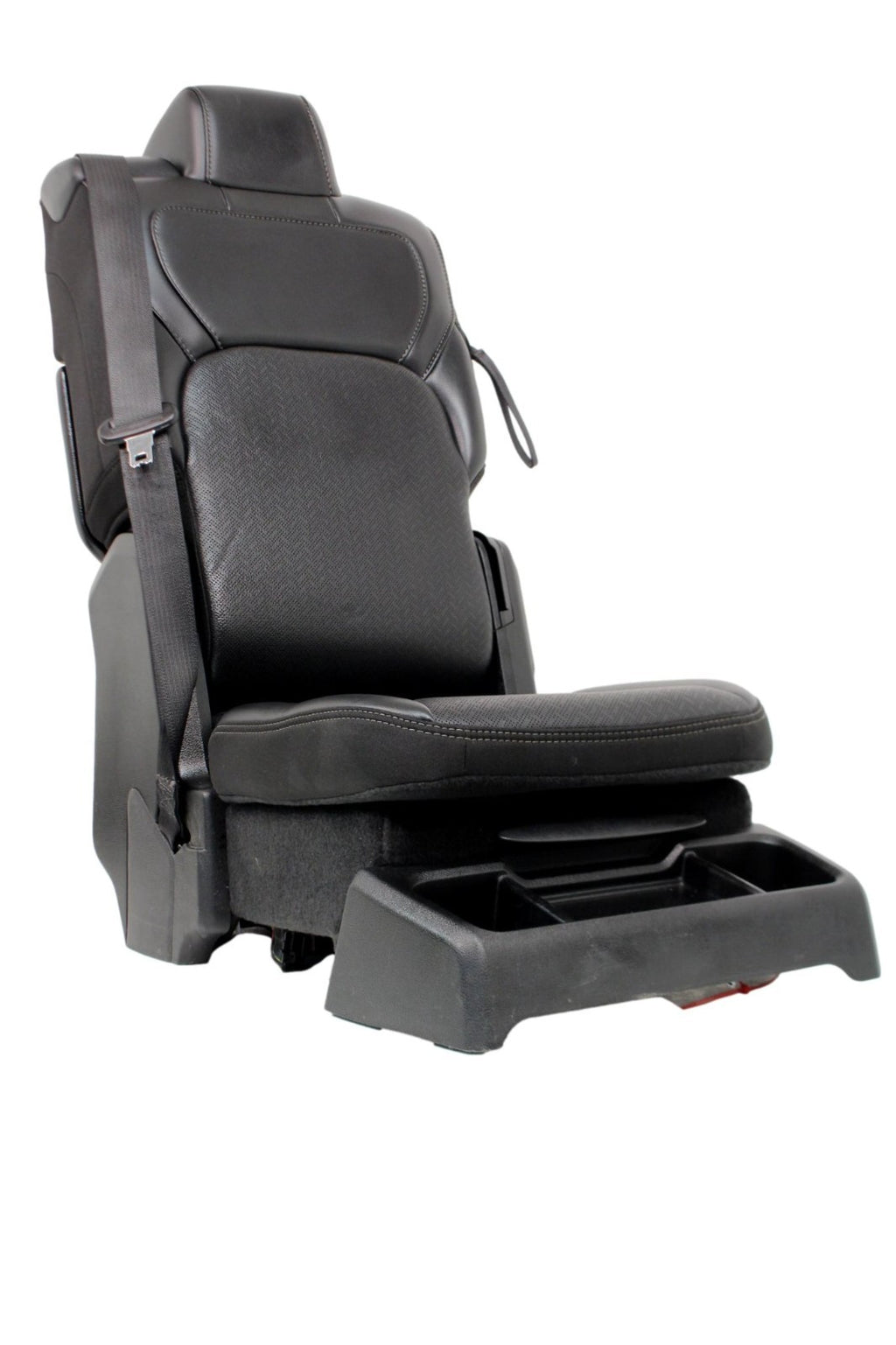 2019 - 2025 Ram 1500 Center Jumpseat, Laramie Black Leather w Dash Trim Brackets