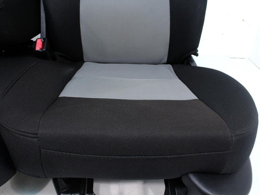 1998 - 2010 Ford Ranger Seats, 60-40 Split Bench, Black Gray Cloth, Extended Cab