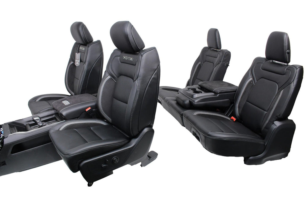 2019 - 2025 Ram 1500 Seats, Crew Cab Set, RHO Black Leather, Heated Cool Massage