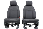 2015 - 2026 Ford F150 & Super Duty Seats, STX Black Cloth Manual w/ Lumbar
