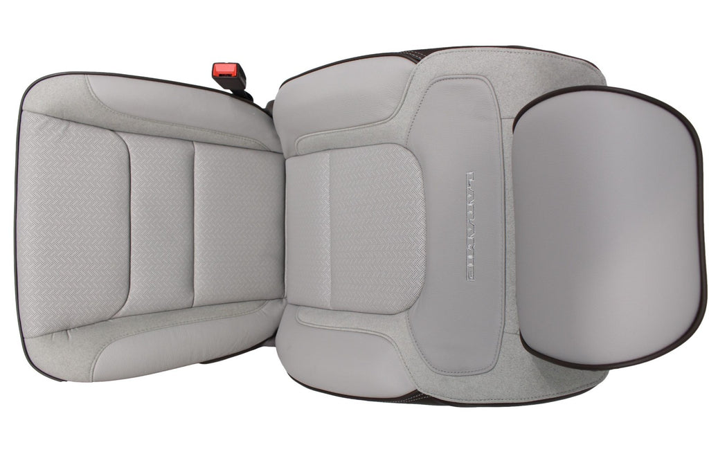 2019 - 2025 Ram 1500 Seats, Crew Cab Set, Laramie Leather, Salt Gray Bison Brown
