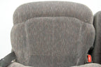 1999 - 2006 GM Sierra Silverado Front Seats, Manual Gray Cloth 40-20-40 w/ Entry