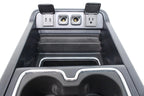 2014 - 2019 Chevy Sierra Silverado Center Console, OEM Black w Wireless Charging
