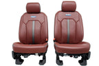 2018 - 2020 Ford F150 & Super Duty Platinum Seats Set, Dark Marsala Leather OEM