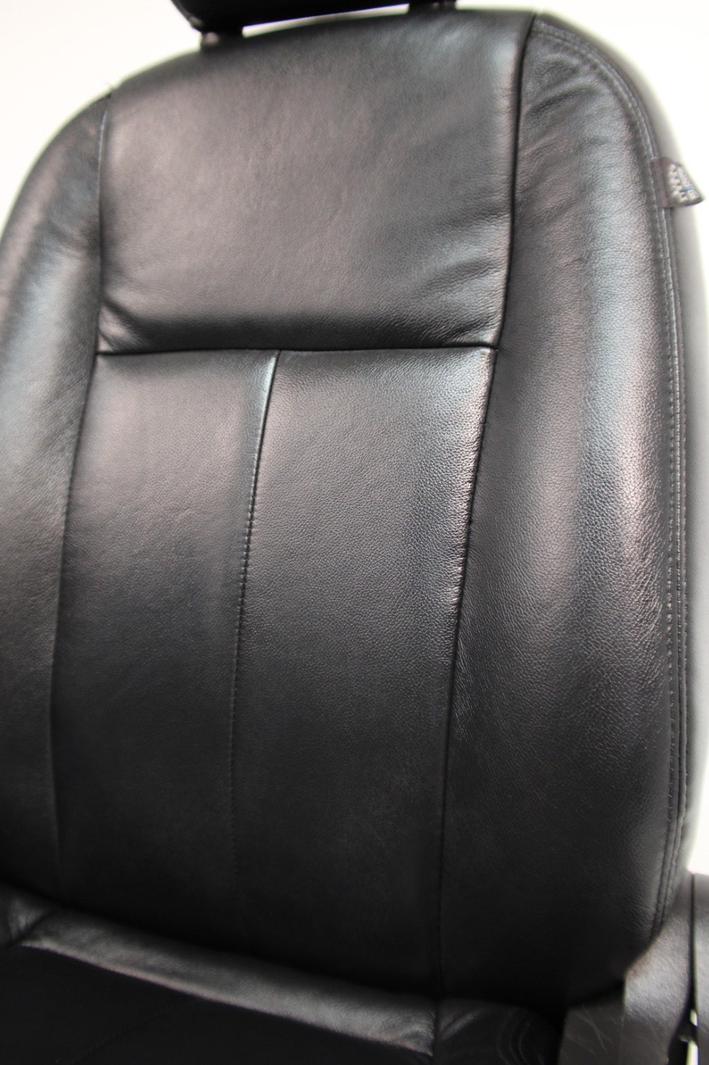 2015 - 2026 Ford Transit Front Seats, Black Leather w/ Heated Power Driver Seat